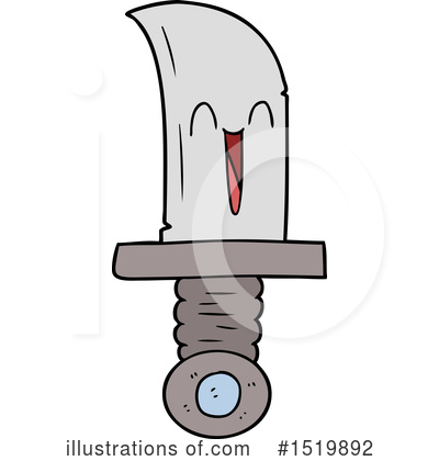 Royalty-Free (RF) Knife Clipart Illustration by lineartestpilot - Stock Sample #1519892