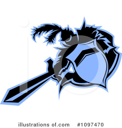 Royalty-Free (RF) Knight Clipart Illustration by Chromaco - Stock Sample #1097470