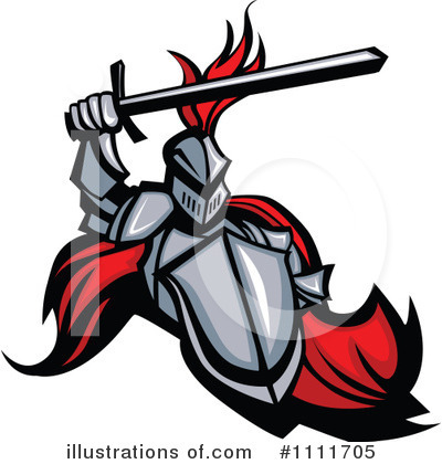 Knight Clipart #1111705 by Chromaco
