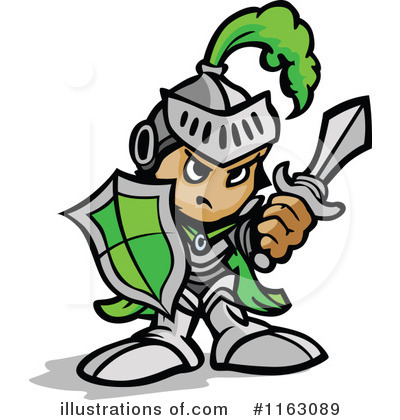 Royalty-Free (RF) Knight Clipart Illustration by Chromaco - Stock Sample #1163089