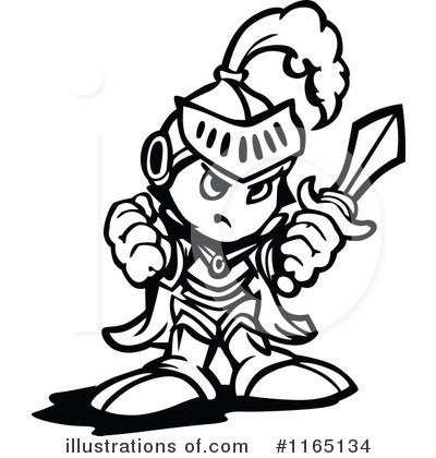 Royalty-Free (RF) Knight Clipart Illustration by Chromaco - Stock Sample #1165134