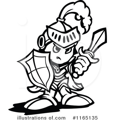 Royalty-Free (RF) Knight Clipart Illustration by Chromaco - Stock Sample #1165135