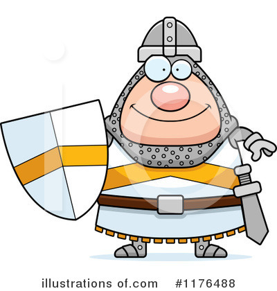 Royalty-Free (RF) Knight Clipart Illustration by Cory Thoman - Stock Sample #1176488