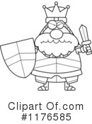 Knight Clipart #1176585 by Cory Thoman