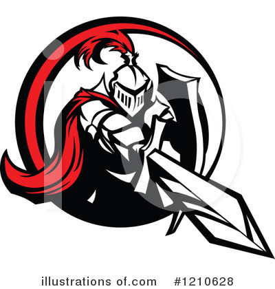 Royalty-Free (RF) Knight Clipart Illustration by Chromaco - Stock Sample #1210628