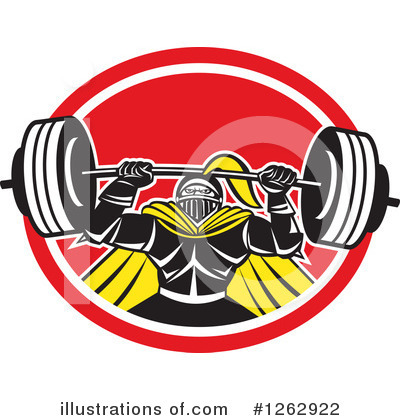 Barbell Clipart #1262922 by patrimonio