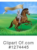 Knight Clipart #1274445 by AtStockIllustration