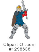 Knight Clipart #1298636 by patrimonio