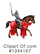 Knight Clipart #1394167 by AtStockIllustration