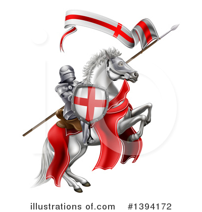 St George Clipart #1394172 by AtStockIllustration