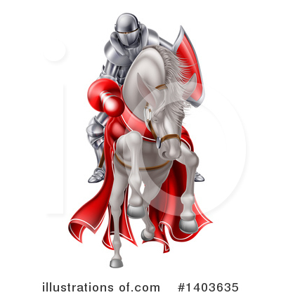 Royalty-Free (RF) Knight Clipart Illustration by AtStockIllustration - Stock Sample #1403635