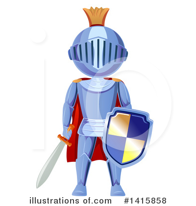 Royalty-Free (RF) Knight Clipart Illustration by BNP Design Studio - Stock Sample #1415858