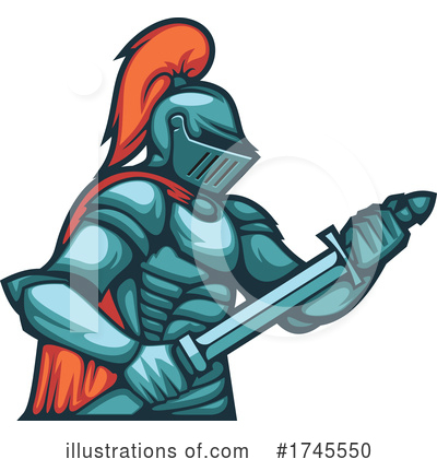 Royalty-Free (RF) Knight Clipart Illustration by Vector Tradition SM - Stock Sample #1745550