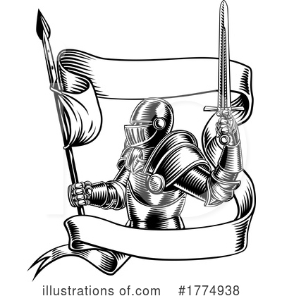 Royalty-Free (RF) Knight Clipart Illustration by AtStockIllustration - Stock Sample #1774938