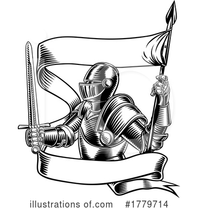 Royalty-Free (RF) Knight Clipart Illustration by AtStockIllustration - Stock Sample #1779714