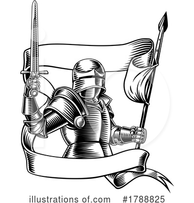 Royalty-Free (RF) Knight Clipart Illustration by AtStockIllustration - Stock Sample #1788825