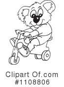 Koala Clipart #1108806 by Dennis Holmes Designs
