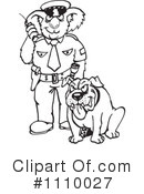 Koala Clipart #1110027 by Dennis Holmes Designs