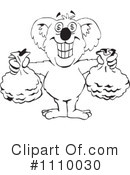 Koala Clipart #1110030 by Dennis Holmes Designs