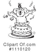Koala Clipart #1110120 by Dennis Holmes Designs