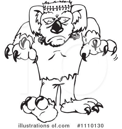 Royalty-Free (RF) Koala Clipart Illustration by Dennis Holmes Designs - Stock Sample #1110130