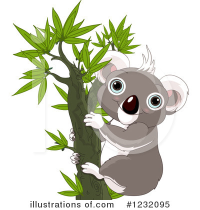Royalty-Free (RF) Koala Clipart Illustration by Pushkin - Stock Sample #1232095
