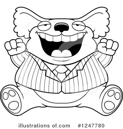 Royalty-Free (RF) Koala Clipart Illustration by Cory Thoman - Stock Sample #1247780