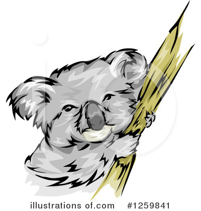 Royalty-Free (RF) Koala Clipart Illustration by BNP Design Studio - Stock Sample #1259841