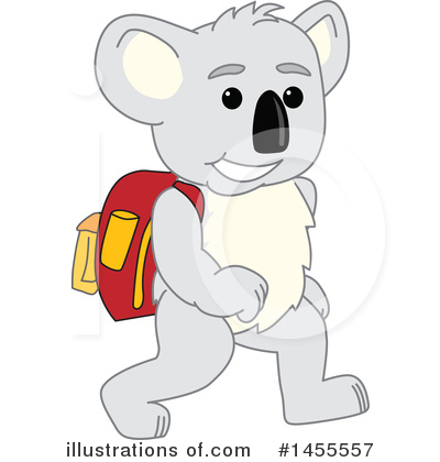 Koala Clipart #1455557 by Mascot Junction
