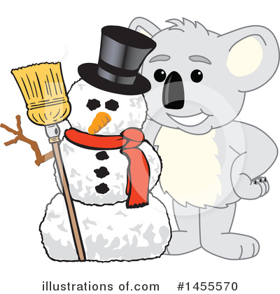 Koala Clipart #1455570 by Mascot Junction