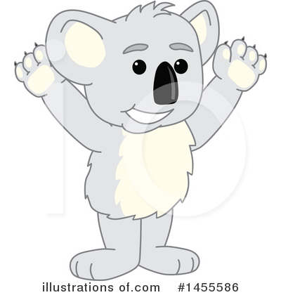 Koala Clipart #1455586 by Mascot Junction