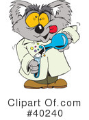 Koala Clipart #40240 by Dennis Holmes Designs