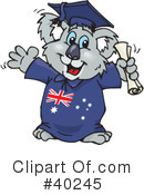 Koala Clipart #40245 by Dennis Holmes Designs