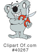 Koala Clipart #40267 by Dennis Holmes Designs
