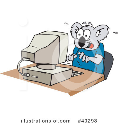 Computer Clipart #40293 by Dennis Holmes Designs