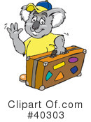 Koala Clipart #40303 by Dennis Holmes Designs
