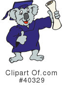 Koala Clipart #40329 by Dennis Holmes Designs