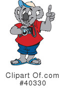 Koala Clipart #40330 by Dennis Holmes Designs