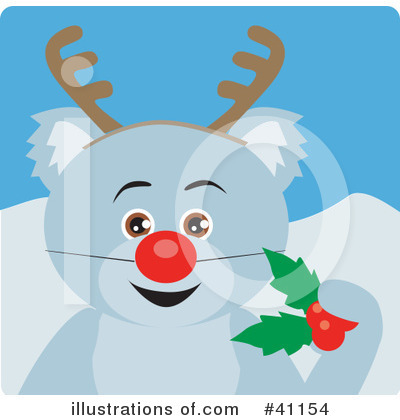 Royalty-Free (RF) Koala Clipart Illustration by Dennis Holmes Designs - Stock Sample #41154