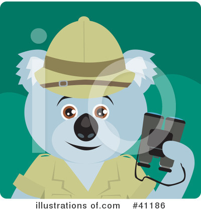 Koala Clipart #41186 by Dennis Holmes Designs