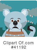 Koala Clipart #41192 by Dennis Holmes Designs