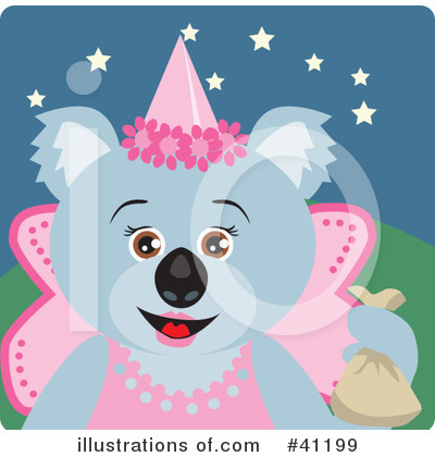 Royalty-Free (RF) Koala Clipart Illustration by Dennis Holmes Designs - Stock Sample #41199
