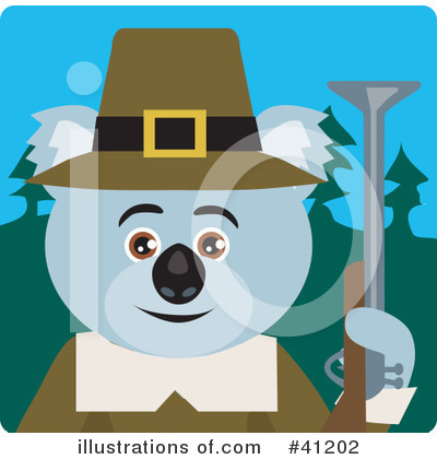 Koala Clipart #41202 by Dennis Holmes Designs