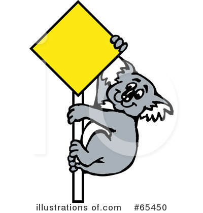 Royalty-Free (RF) Koala Clipart Illustration by Dennis Holmes Designs - Stock Sample #65450