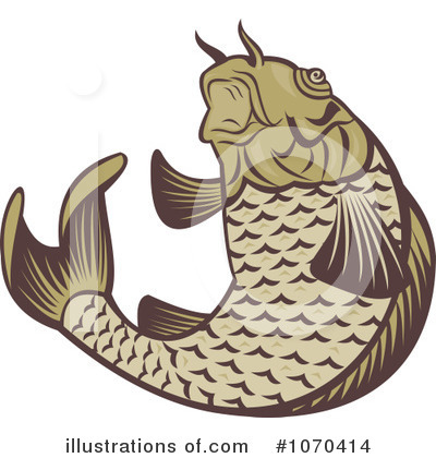 Koi Fish Clipart #1070414 by patrimonio