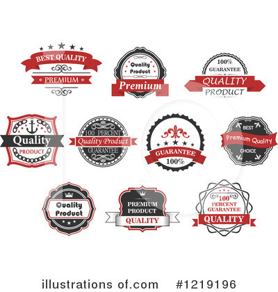 Royalty-Free (RF) Label Clipart Illustration by Vector Tradition SM - Stock Sample #1219196