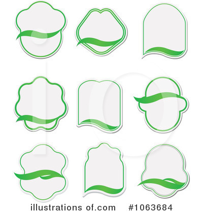 Royalty-Free (RF) Labels Clipart Illustration by Vector Tradition SM - Stock Sample #1063684