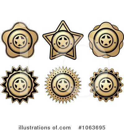Royalty-Free (RF) Labels Clipart Illustration by Vector Tradition SM - Stock Sample #1063695