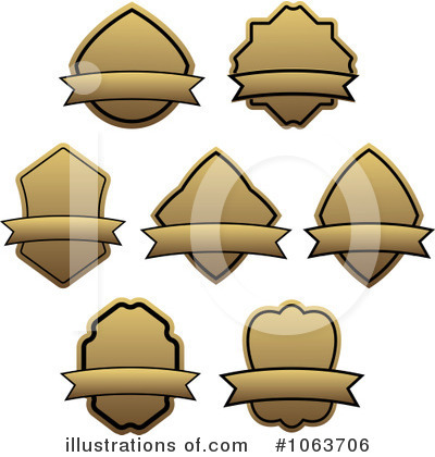 Royalty-Free (RF) Labels Clipart Illustration by Vector Tradition SM - Stock Sample #1063706