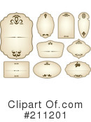 Labels Clipart #211201 by Eugene